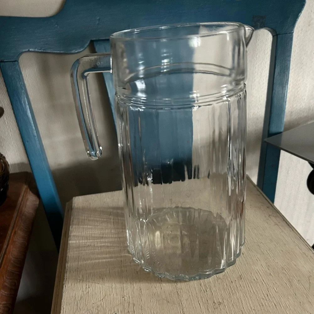 Vintage Glass Pitcher